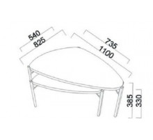 Журнальный столик Палвин PALV-52а