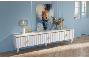 Тумба под ТВ Лоренсо МН-043-06 белая