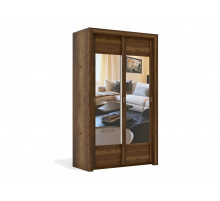 Двухстворчатый шкаф-купе для одежды Г-13 (ДГТ) Гарда с зеркалом